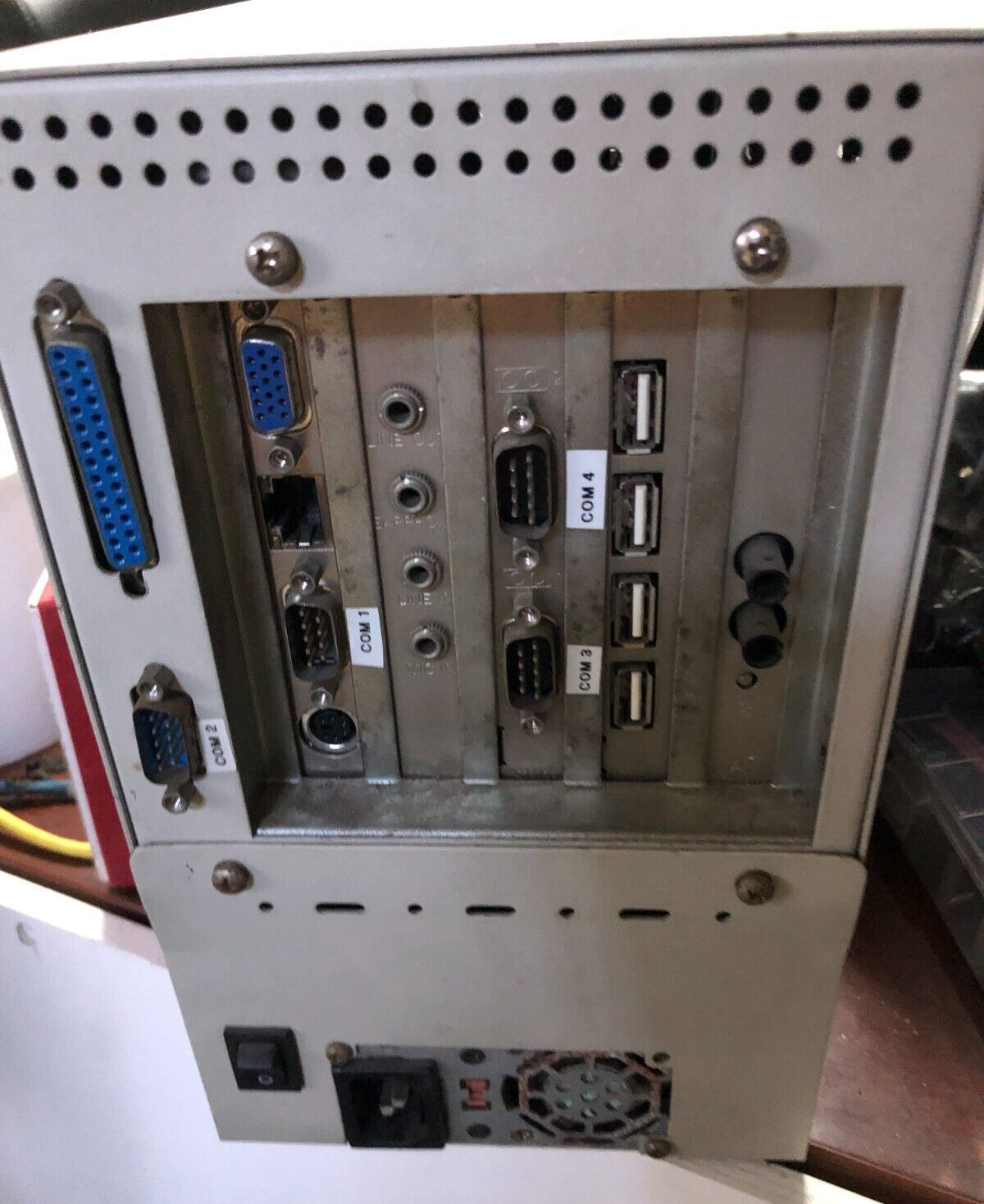 5-Slot Half-size industrial PC chassis ACE-816A PSU full board C800EVN-1G pcisa