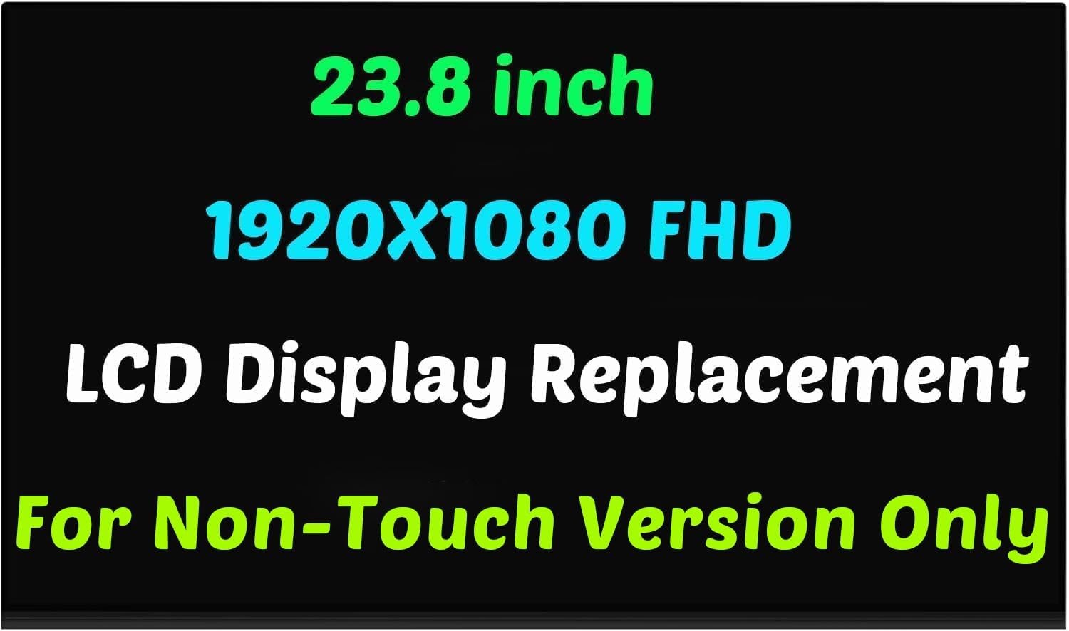 NEW HP 24-D 24-df1036xt 24" Borderless LCD Screen Aio Non-Touch Screen Display