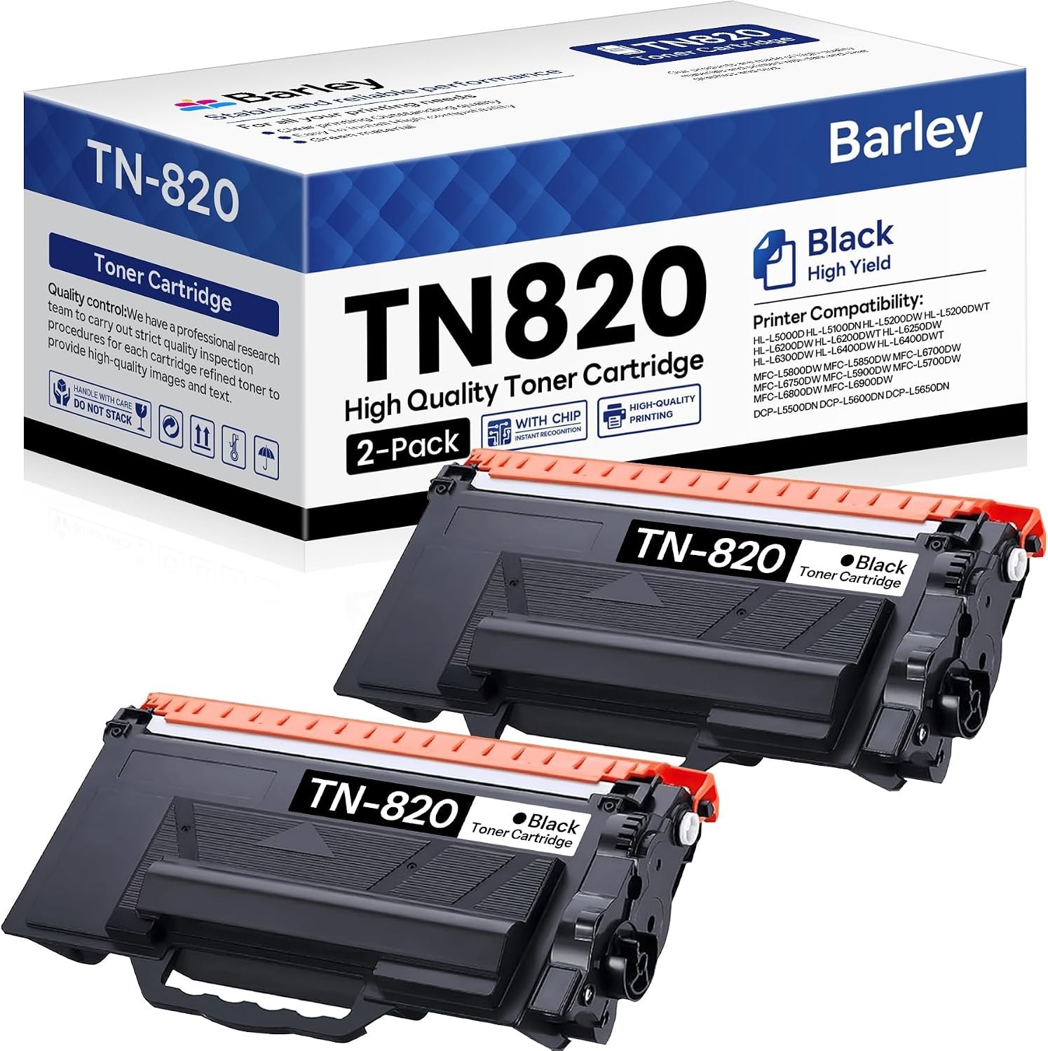 TN820 Toner Cartridge Brother MFC-L6800dw HL-L6200dw 5900 5800 BN