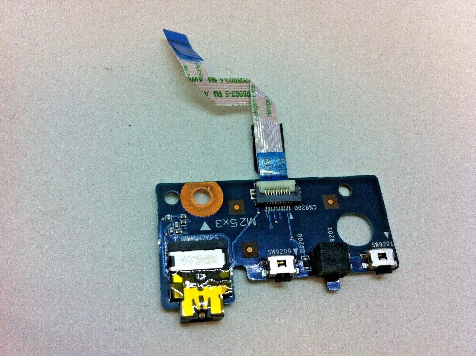 OEM - HP Probook X360 11 G1 EE Audio Media Buttons Board w/Cable 917048-001 192