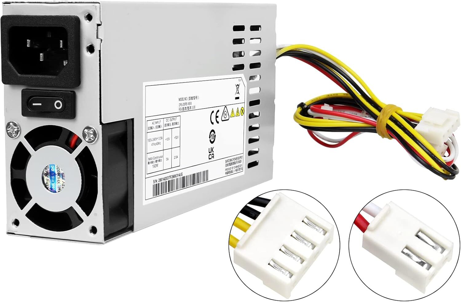 DPS-200PB-185 B 190W Video Recorder Power Supply For DPS-200PB-185B AC100-240V