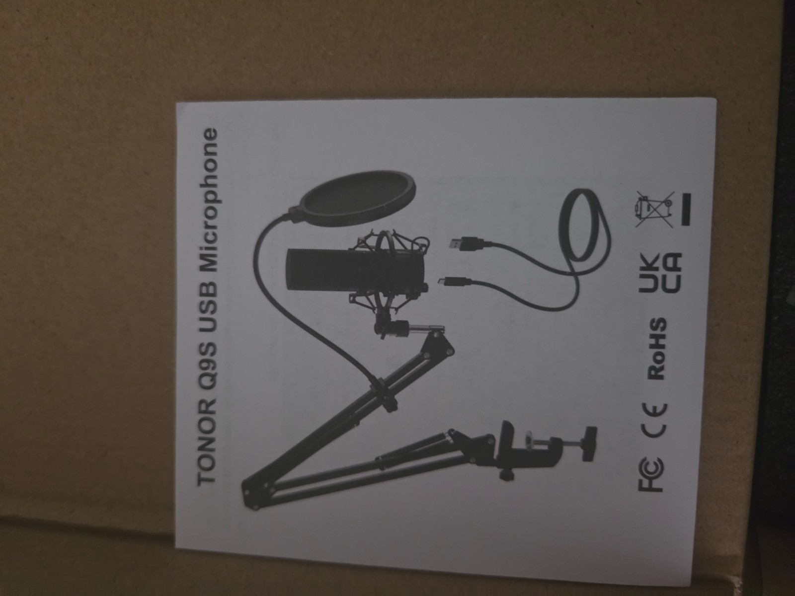 TONOR Q9S PC MIC AND ARM NEW IN BOX