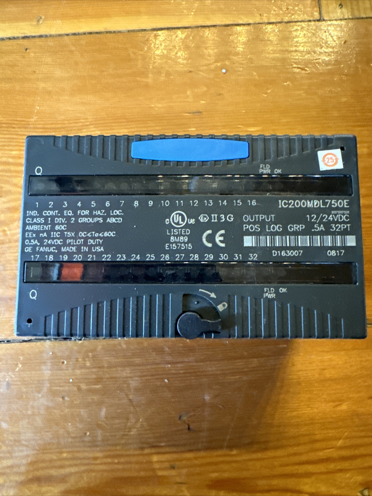 GE Fanuc IC200MDL750E Output Module