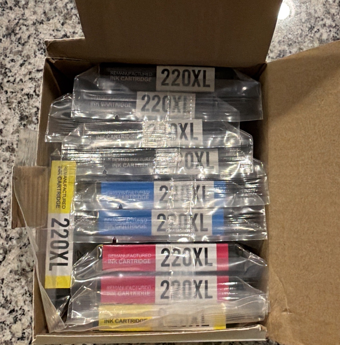 220XL Ink Cartridges Compatible for Epson WorkForce WF2630 XP-424 XP-420 WF-2750