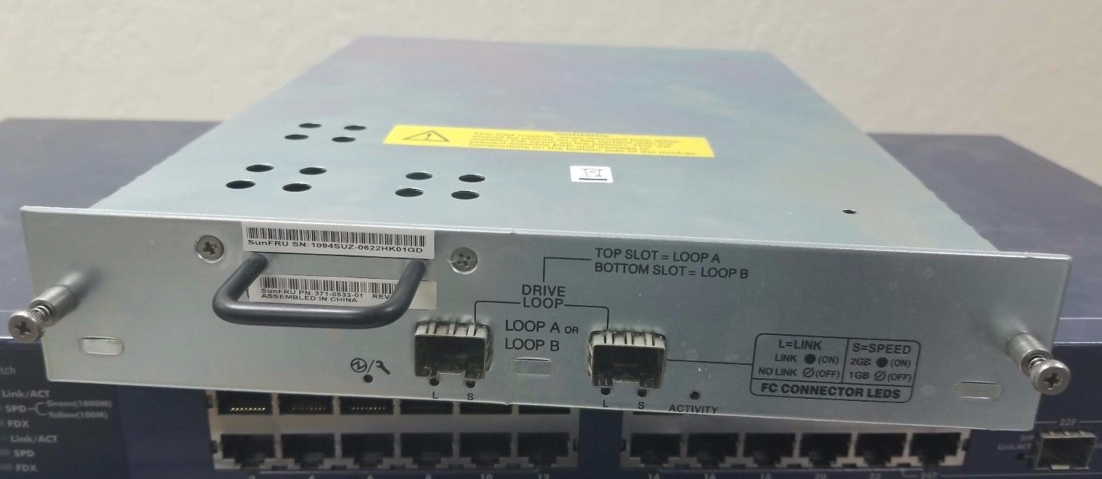 Sun 371-0533 Fibre Channel Expansion I/O Module