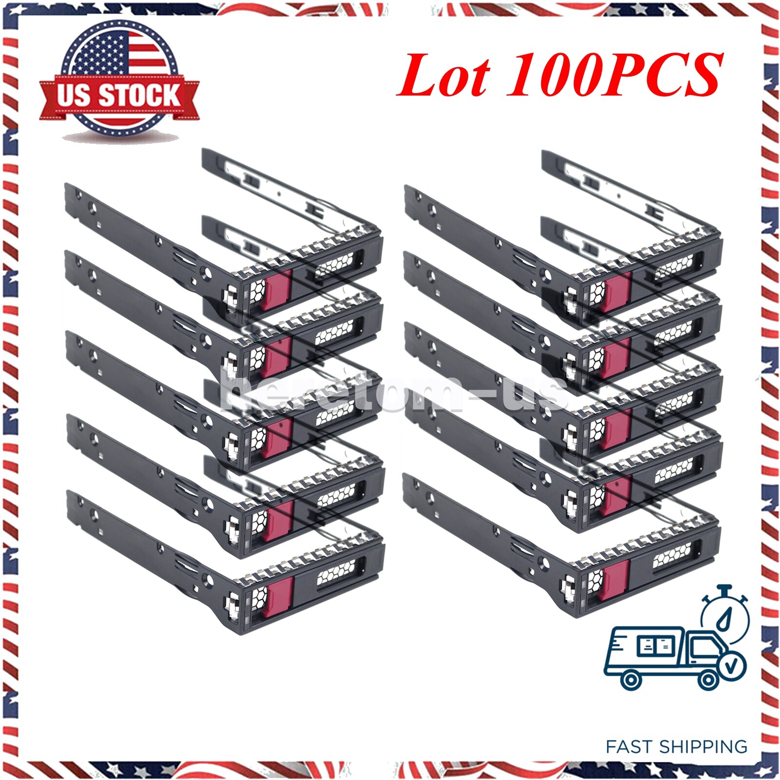 100X 774026-001 3.5" HDD Tray Caddy For HP Apollo 4200 ProLiant ML30 ML350 Gen10