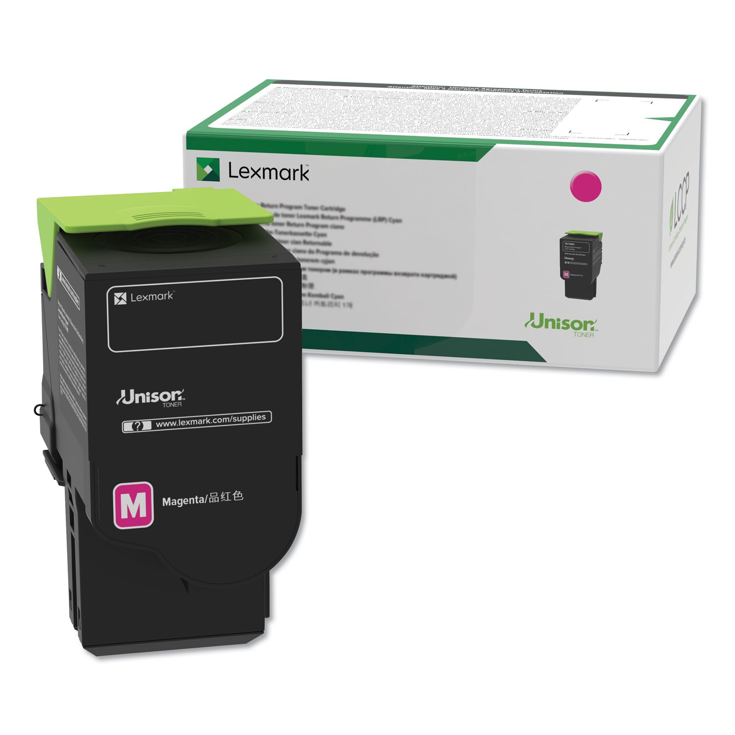 Lexmark C241XM0 Return Program Extra High-Yield Toner, 3500 Page-Yield, Magenta