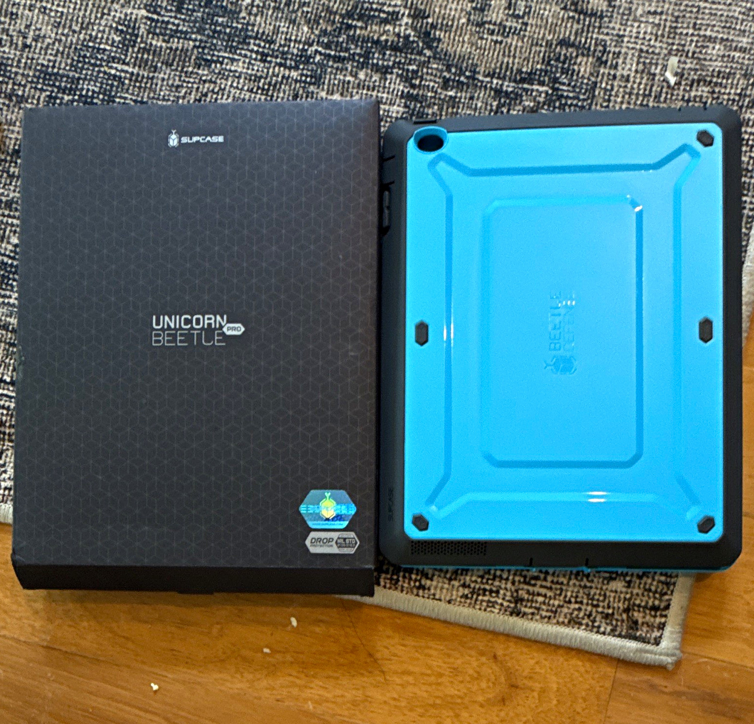 SUPCASE Unicorn Beetle Pro Rugged Case Blue/Black Built-In Screen Protector
