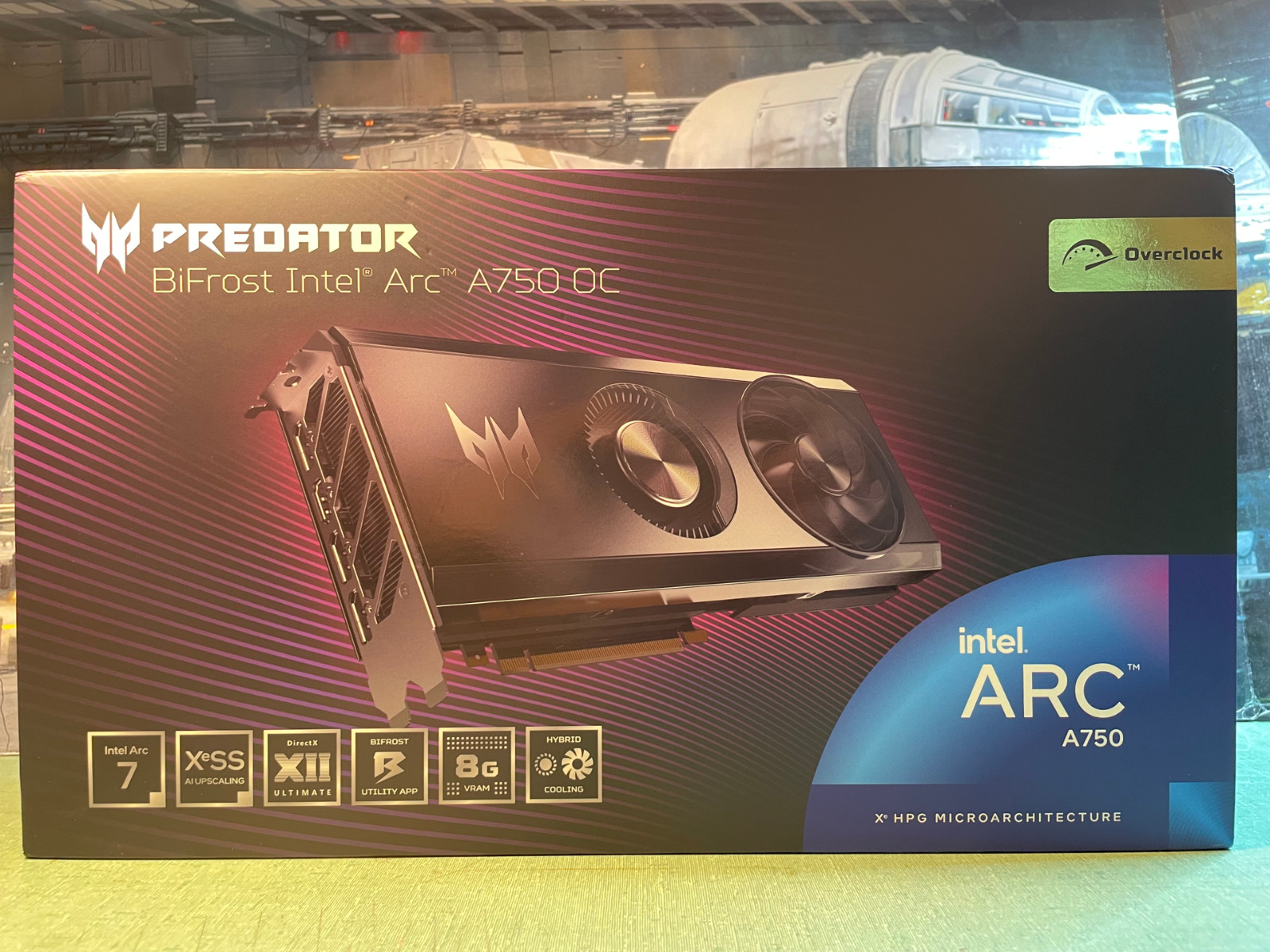 Acer Predator Bifrost Intel Arc A750 Graphics Card 8GB VRAM