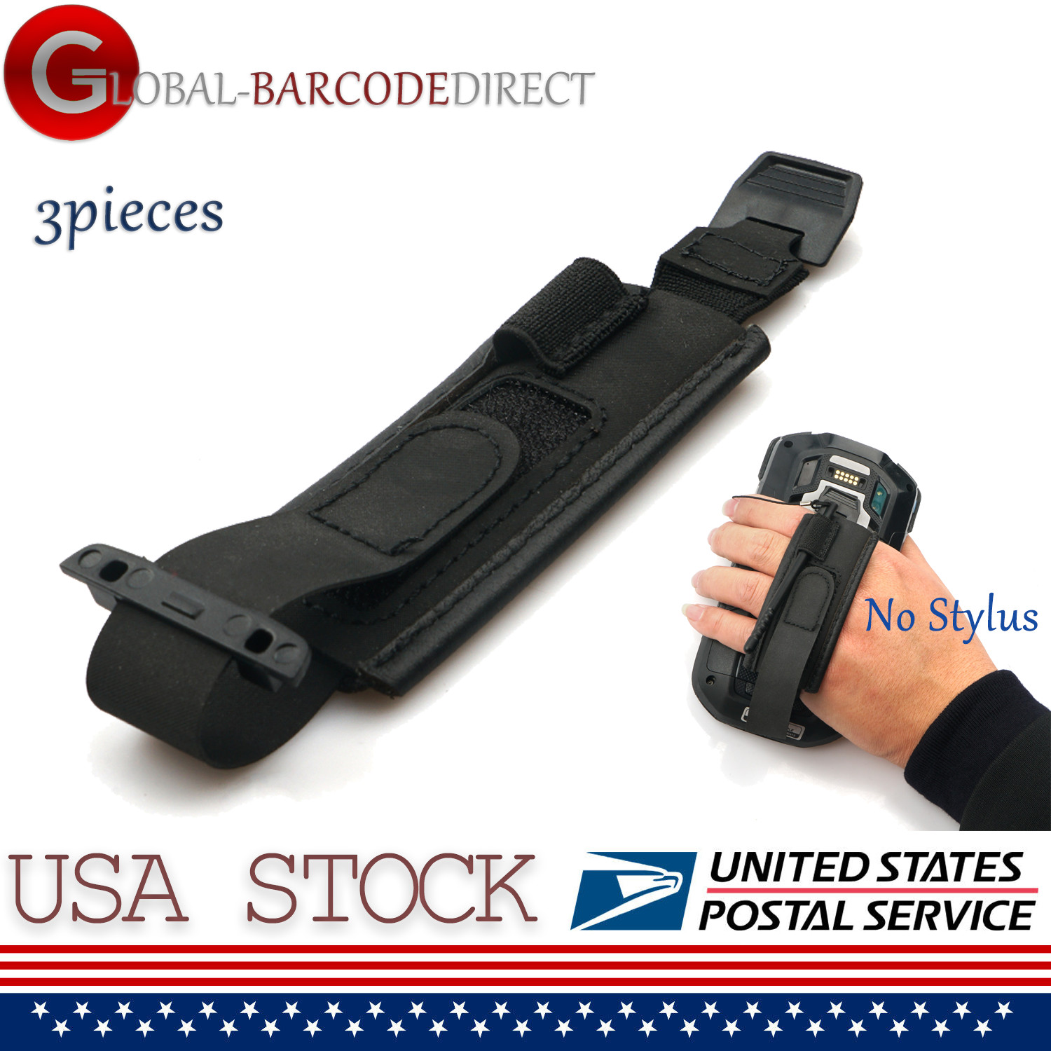 3Pcs New Hand Strap for Motorola Symbol TC70 TC72 TC75 TC75X TC77 (No Stylus)