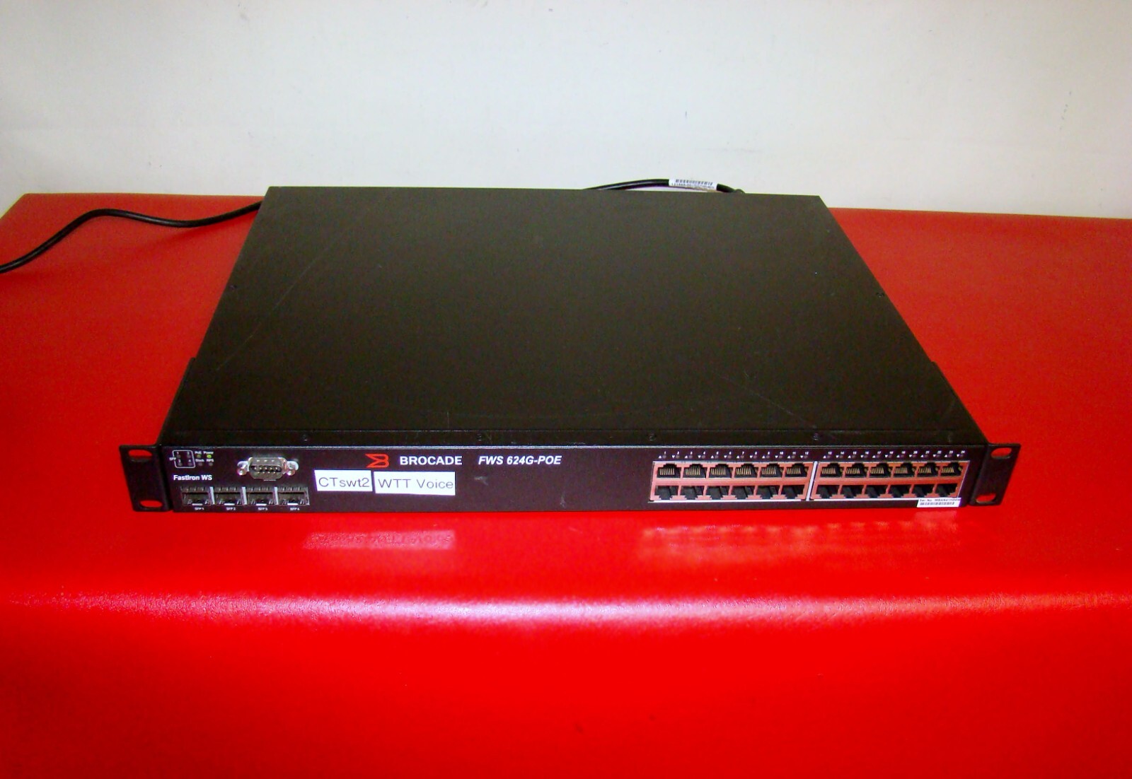 Brocade FWS624G-POE-EPREM Fastiron WS Intelligent Edge 24 Port Network Switch