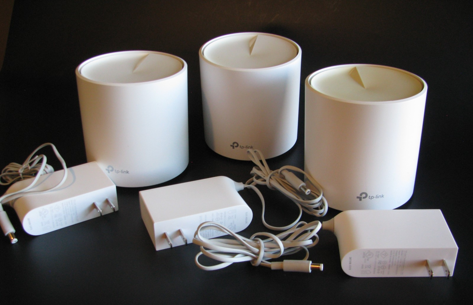 TP-Link Deco X20 AX1800 WiFi 6 Mesh System 3-Pack Tested Power cords / Cables