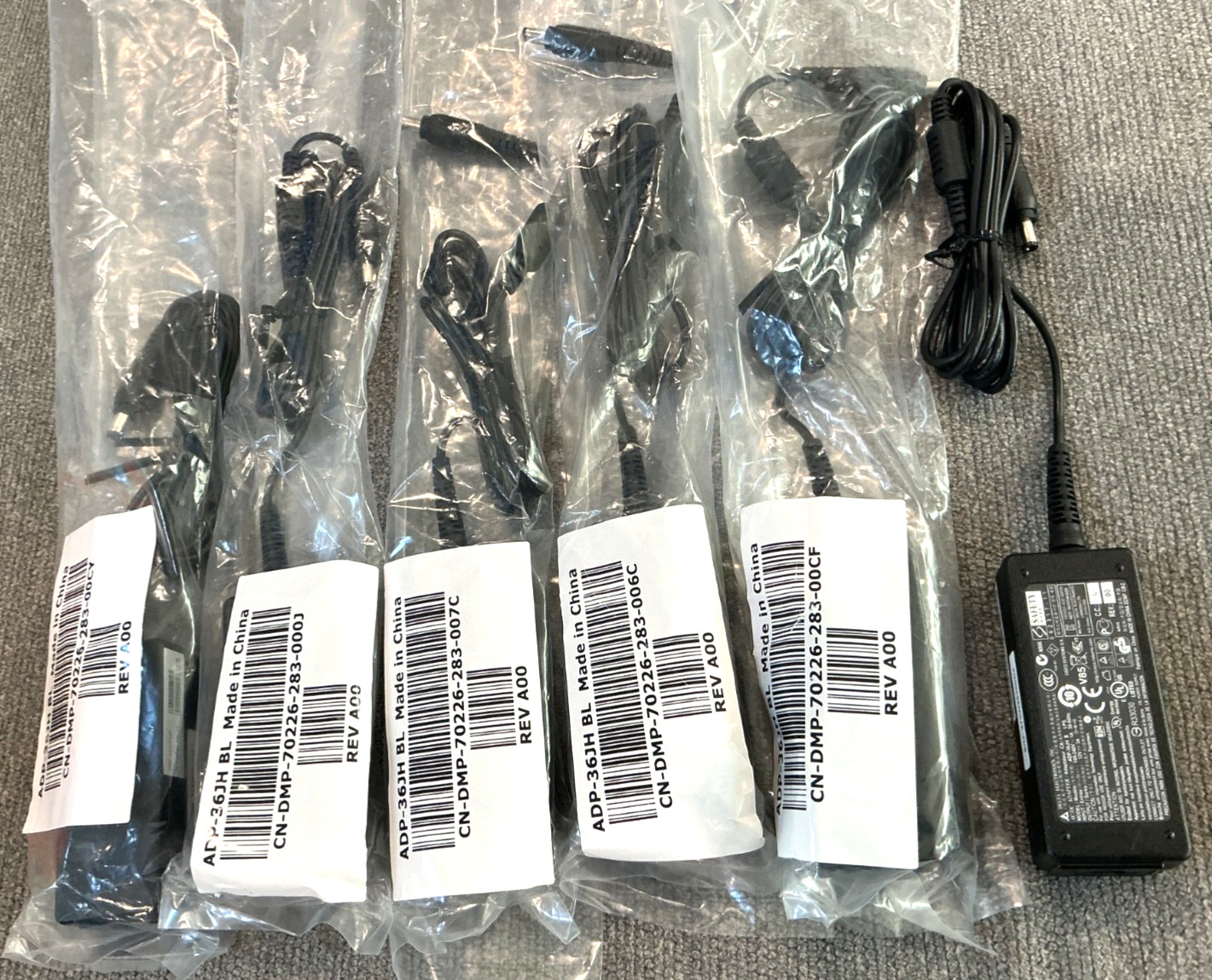 6x Delta Electronics ADP-36JH B 12V 3A AC/DC Power Supply Adapter w/out Cord