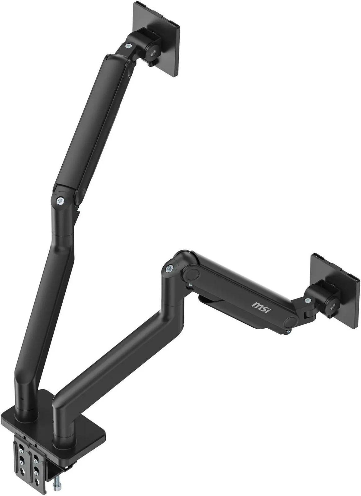 MSI MAG MT201D - Premium Heavy Duty Dual Monitor Stand Arms, 17-45" Support