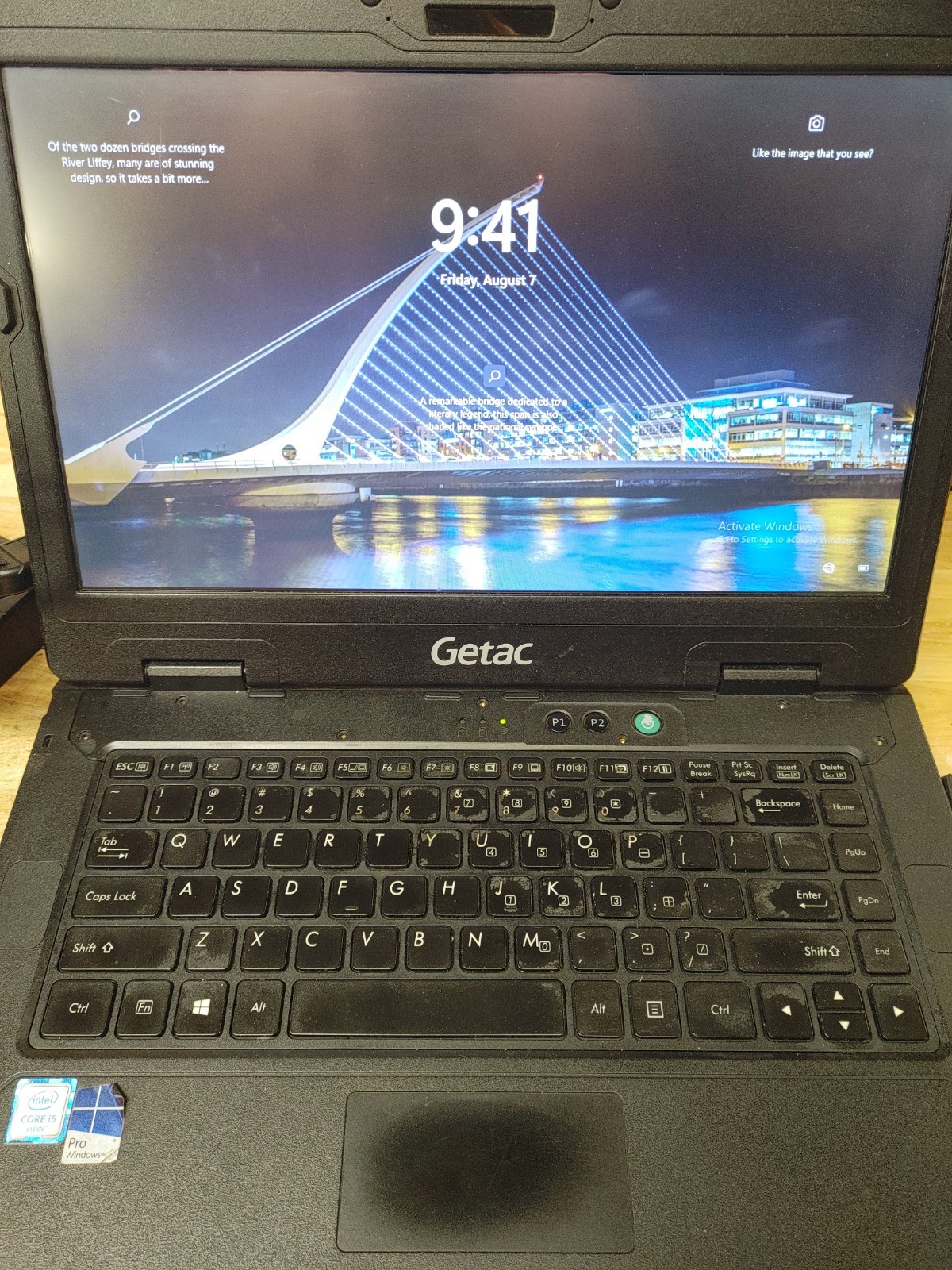 Getac S410 Rugged Laptop Core i5-6200U @2.40GHz 8GB 256GB SSD Win 11 Touch 4G