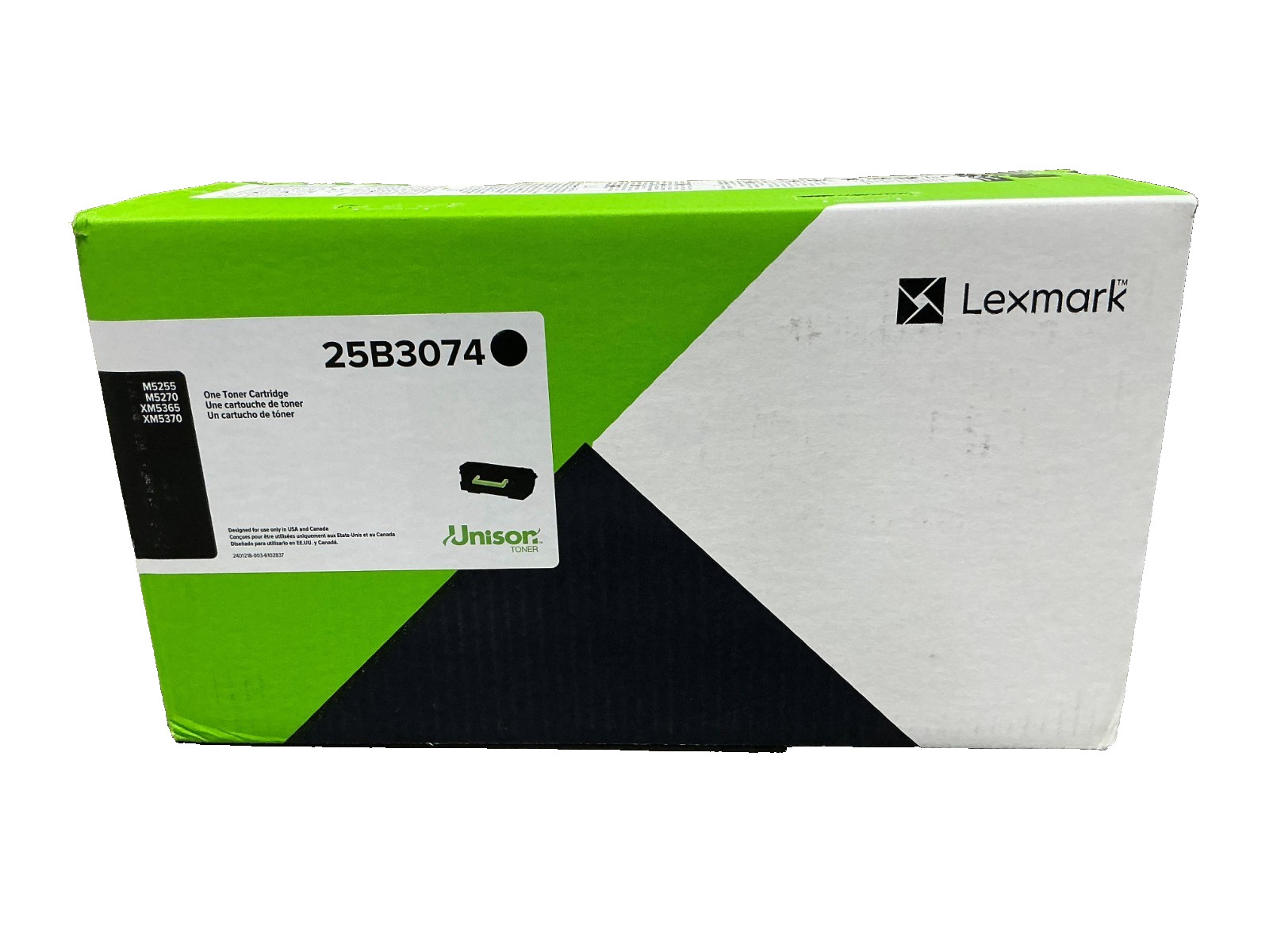 Genuine Lexmark Black Extra High Yield Toner XM5270/5255/5365 (25B3074)