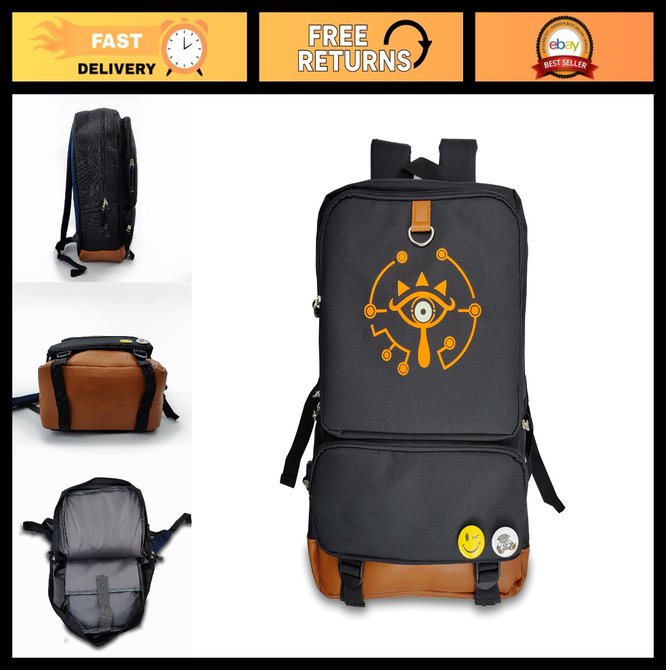 Luminous Backpack for Laptops & Tablets - Stylish Shoulder Bag, Travel Ready