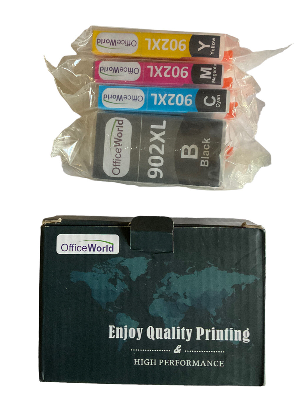 4Pack 902XL Ink Cartridge Compatible for HP OfficeJet 6978 6968 6954 High Yield