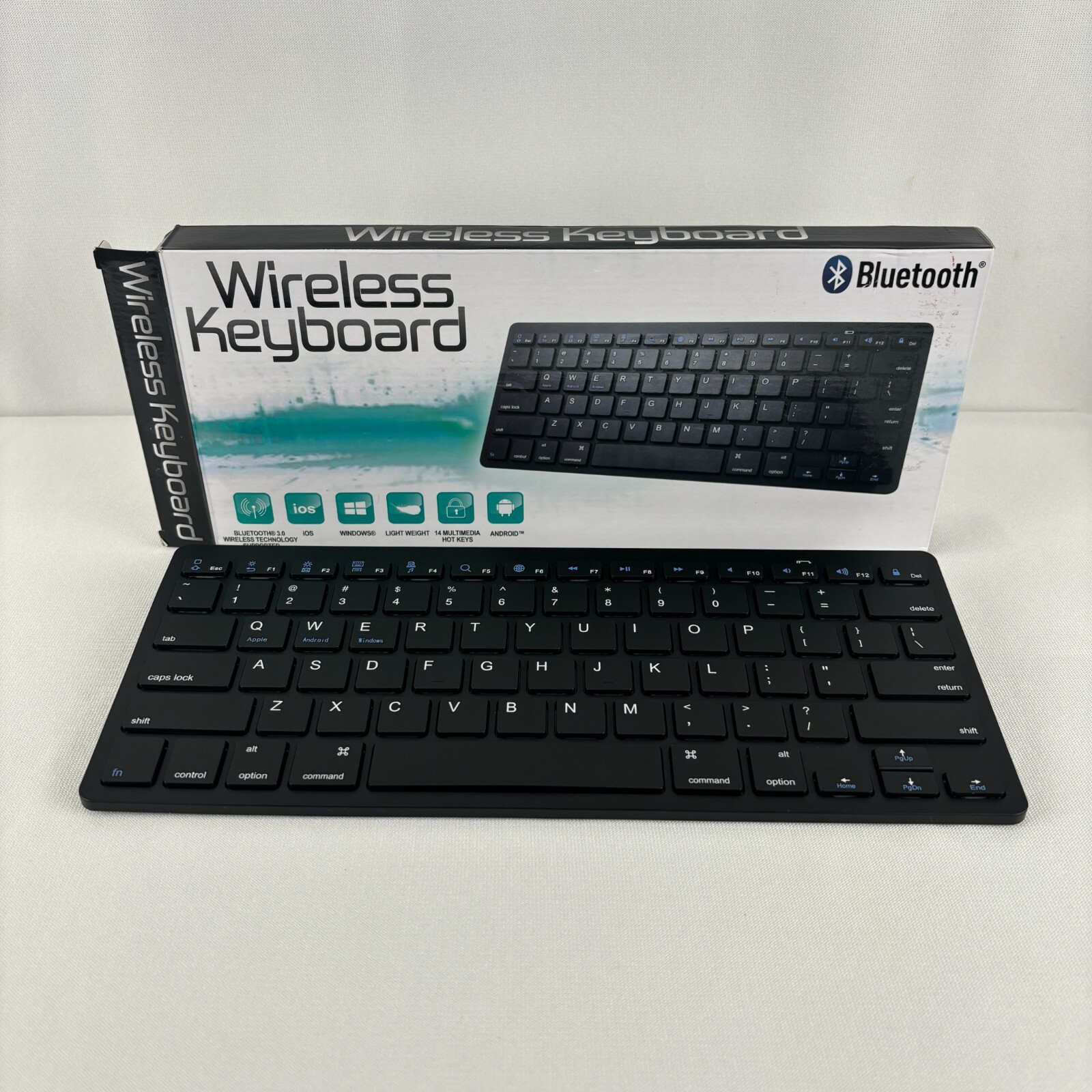 Portable Ultra-Slim Bluetooth 3.0 Keyboard | 78 Keys | Scissor-Switch | NEW
