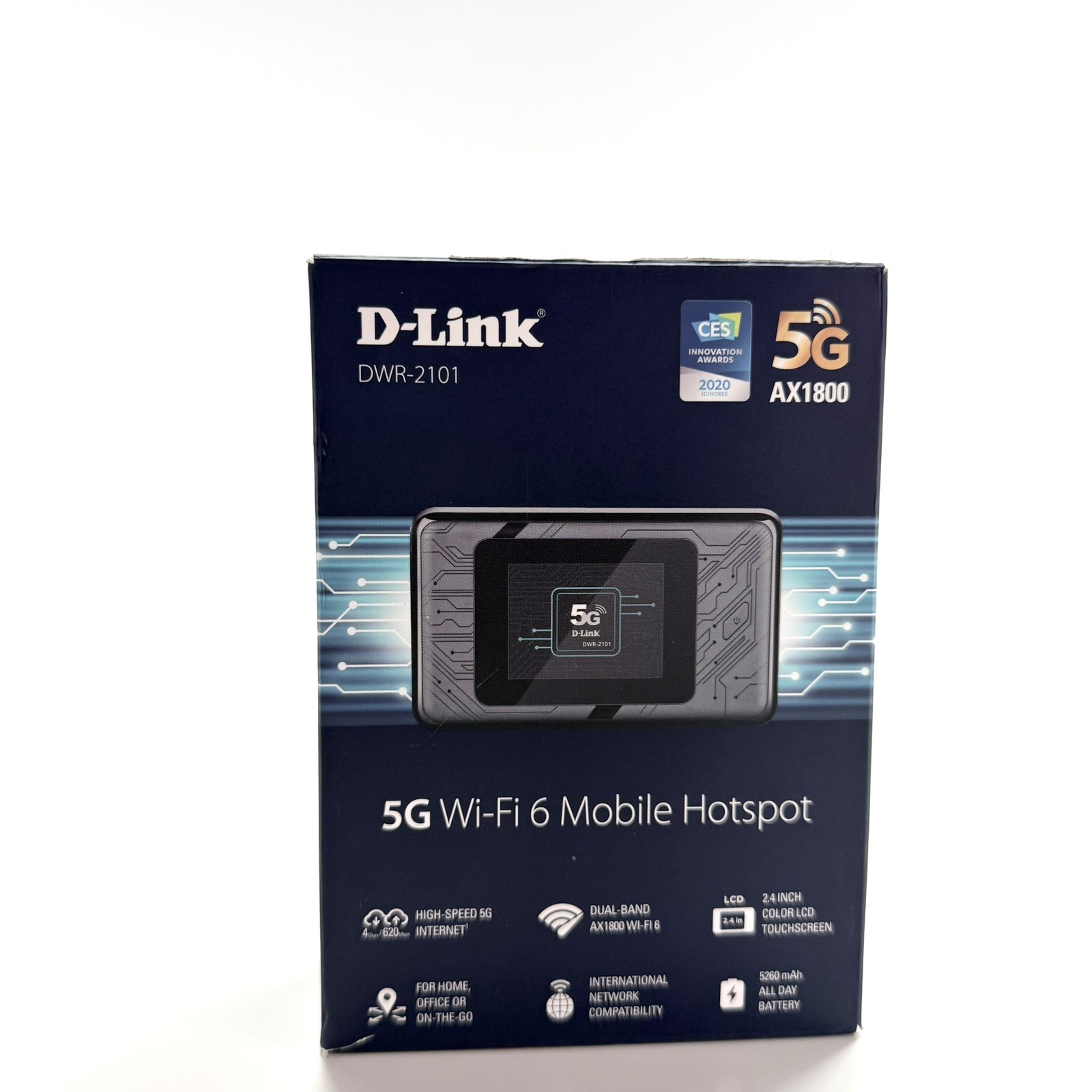 D-Link DWR-2101 Portable Wi-Fi Hotspot Router 4G LTE 5G With Box