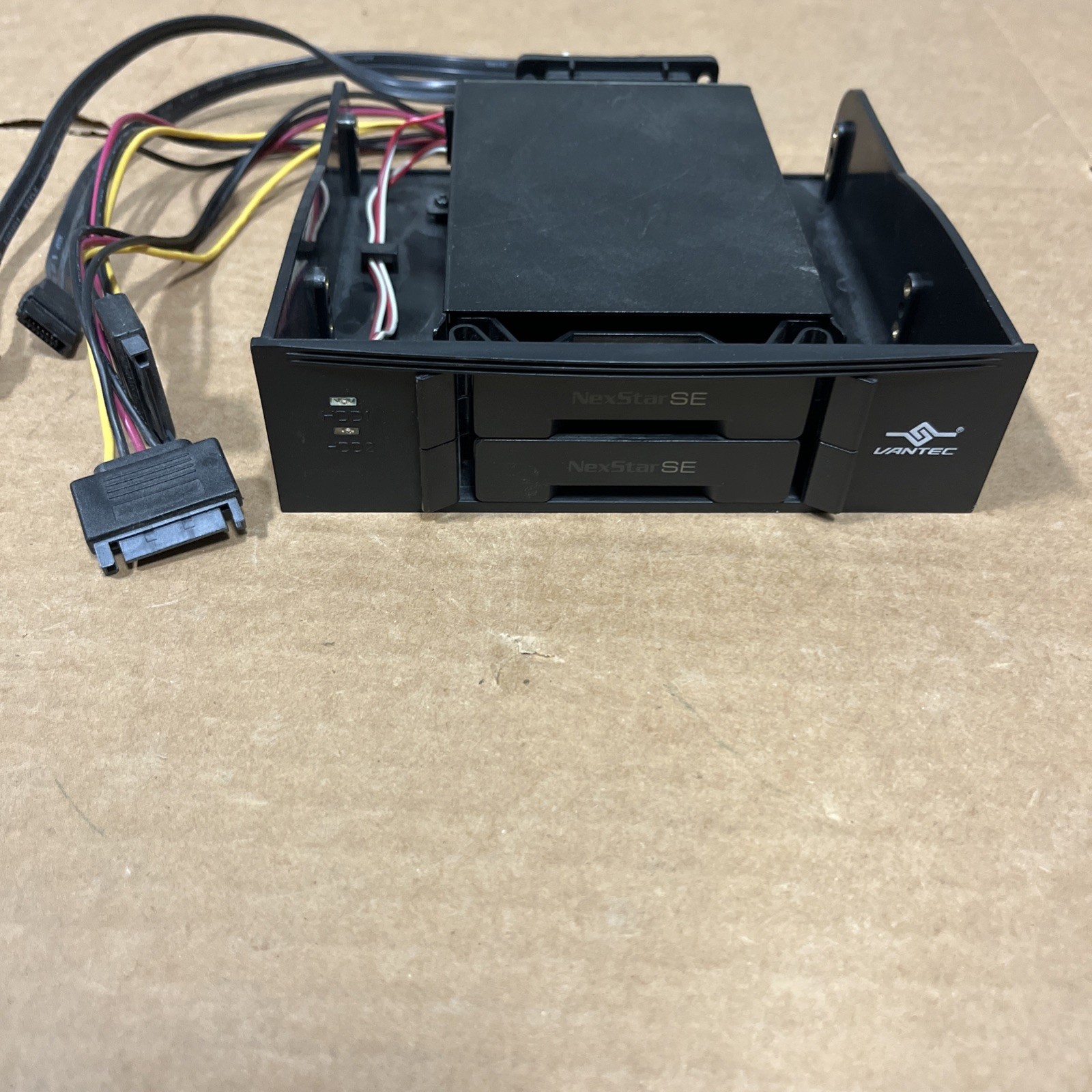VANTEC NexStar SE Dual 2.5-Inch SATA Hard Drive Mobile Rack MRK-525ST - BLACK