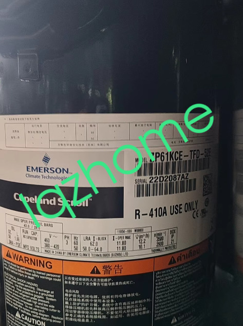 1PCS Emerson Valley Wheel Compressor ZP61KCE-TFD-52E FedEx or DHL