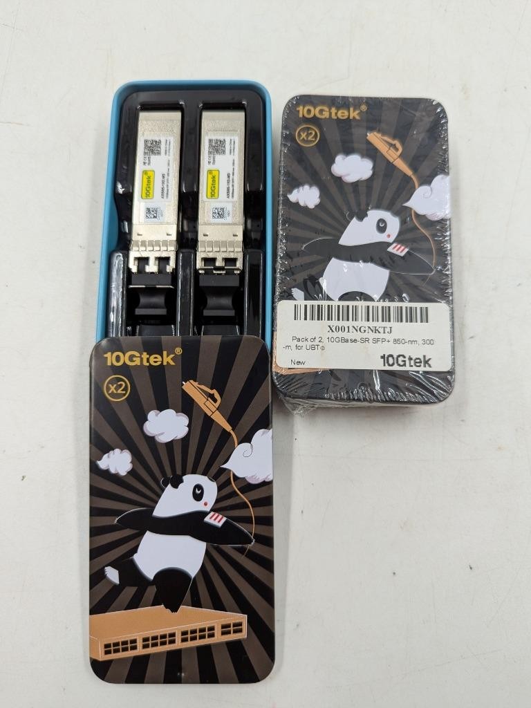 10Gtek 10G SFP+ Transceiver AXS85-192-M3 2 New 2 Open box