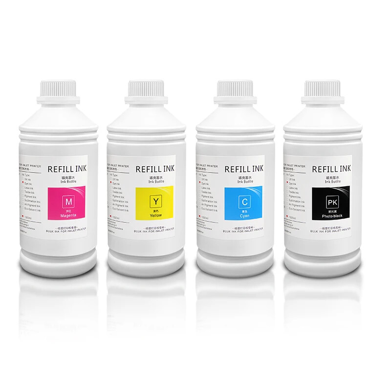 1000ML 4 Colors Pigment Ink For HP X451dn X551dw 750dn 772dn 8100 8600 Printers