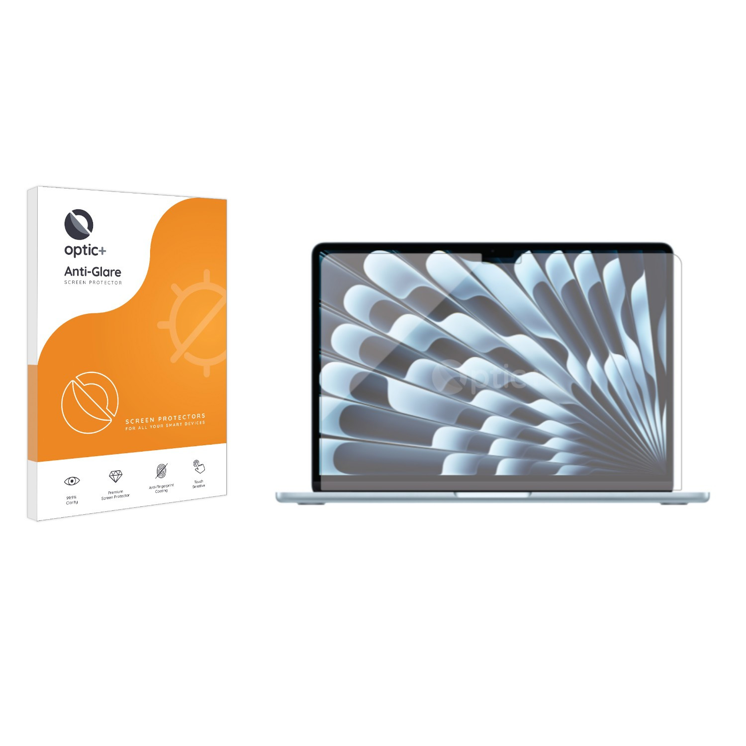 Optic+ Anti-Glare Screen Protector for Apple MacBook Air 13" M4 2025