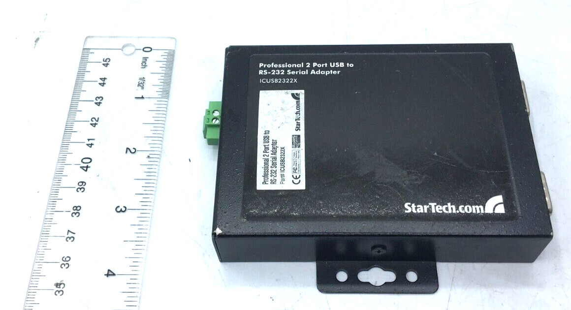 Startech.com Professioanl 2 Port USB to RS-232 Serial Adapter ICUSB2322X Working