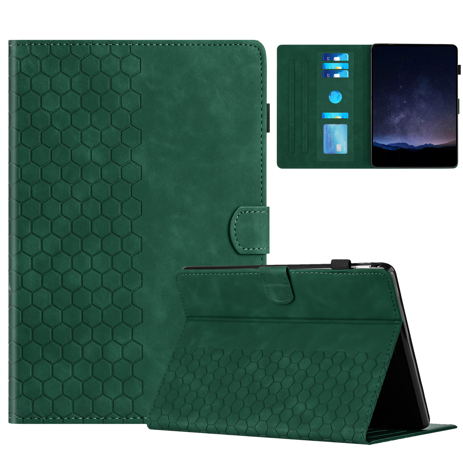 Embossed Flip PU Leather Case For Kindle Paperwhite 11th Gen/Fire HD8/HD10/Fire7