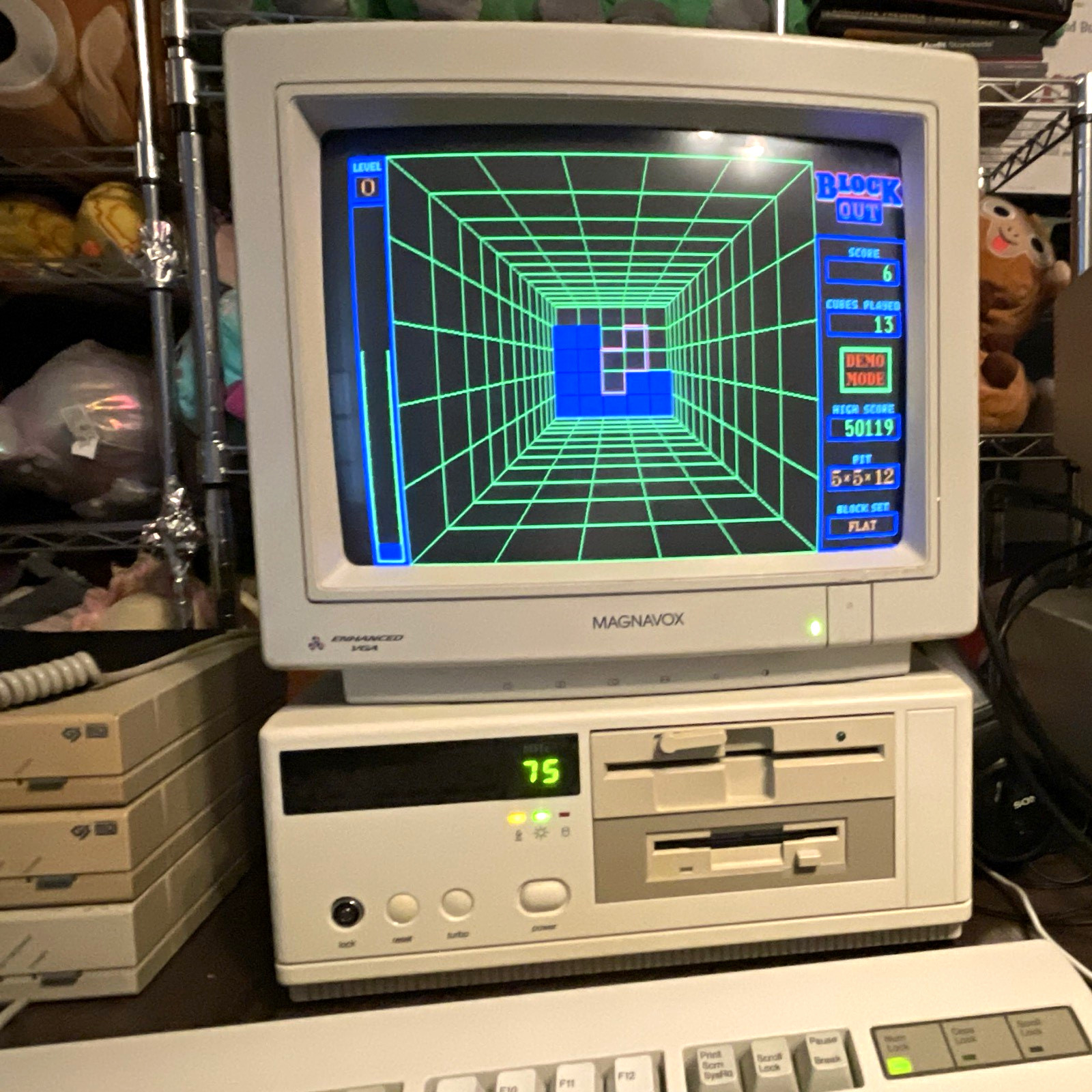 IBM Blue Lightning 486BL3 75 MS-DOS Desktop