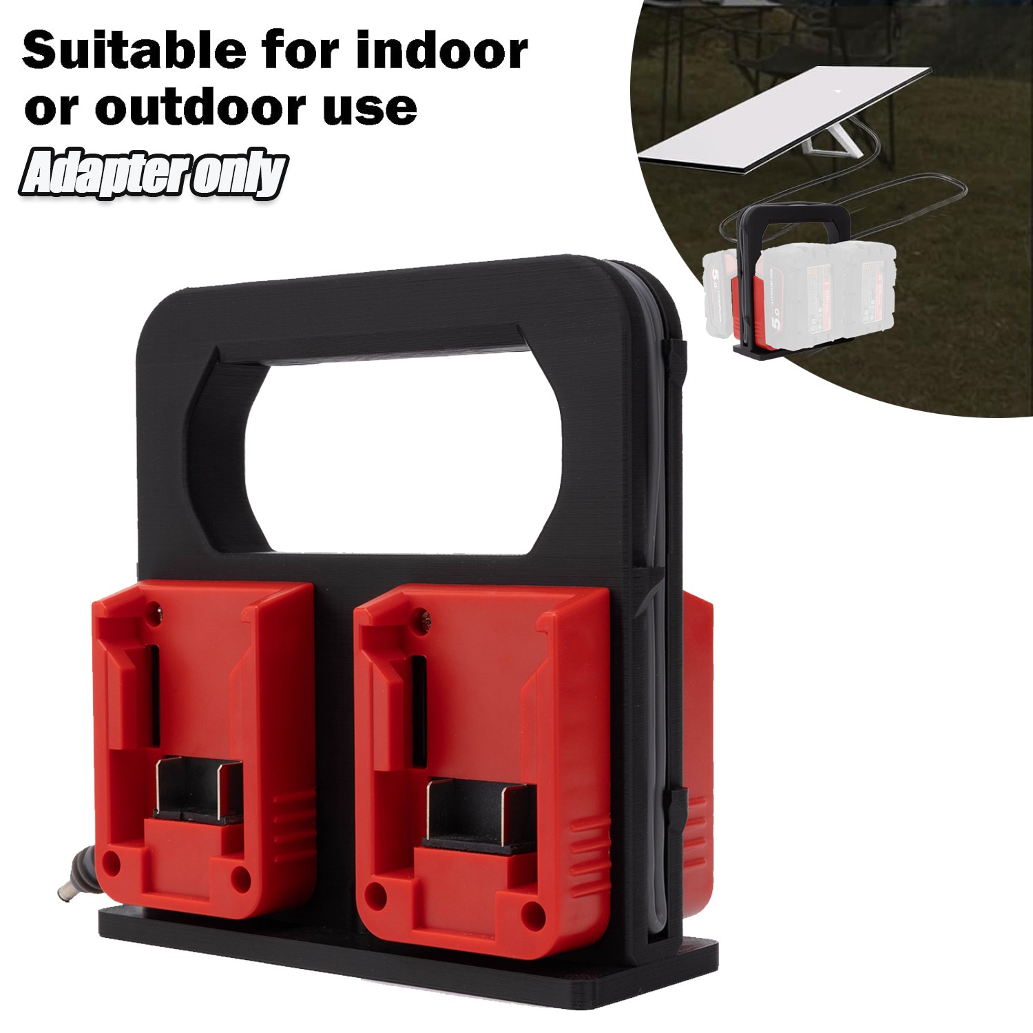 For 4× Milwaukee Battery to Starlink Mini Power Supply Adapter Extended Runtime