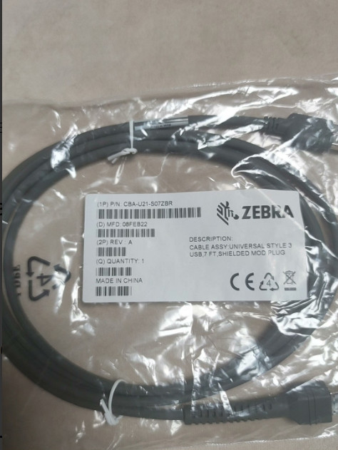 USB cable for Zebra DS2208 DS8108 DS8178 Barcode  scanner   CBA-U21-S07ZBR