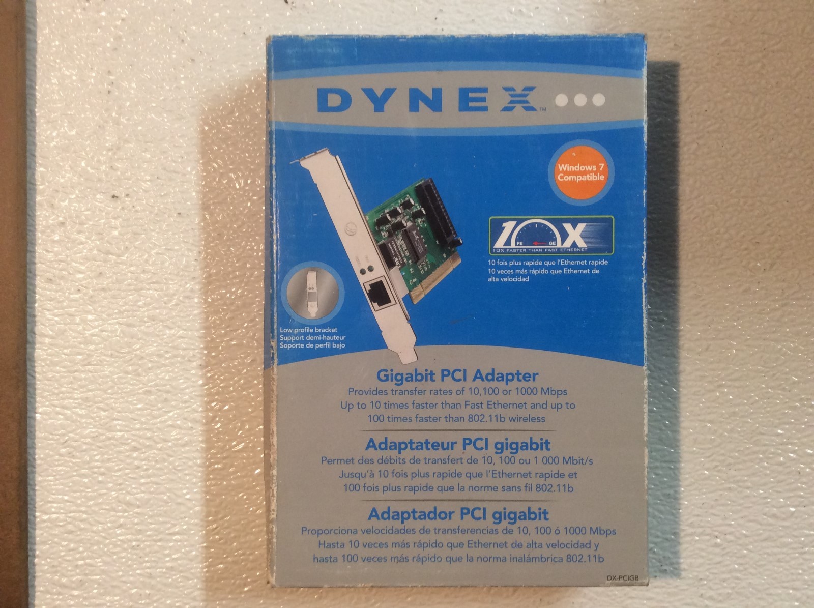 Dynex - Gigabit PCI Desktop Adapter - Multi Model: DX-PCIGB