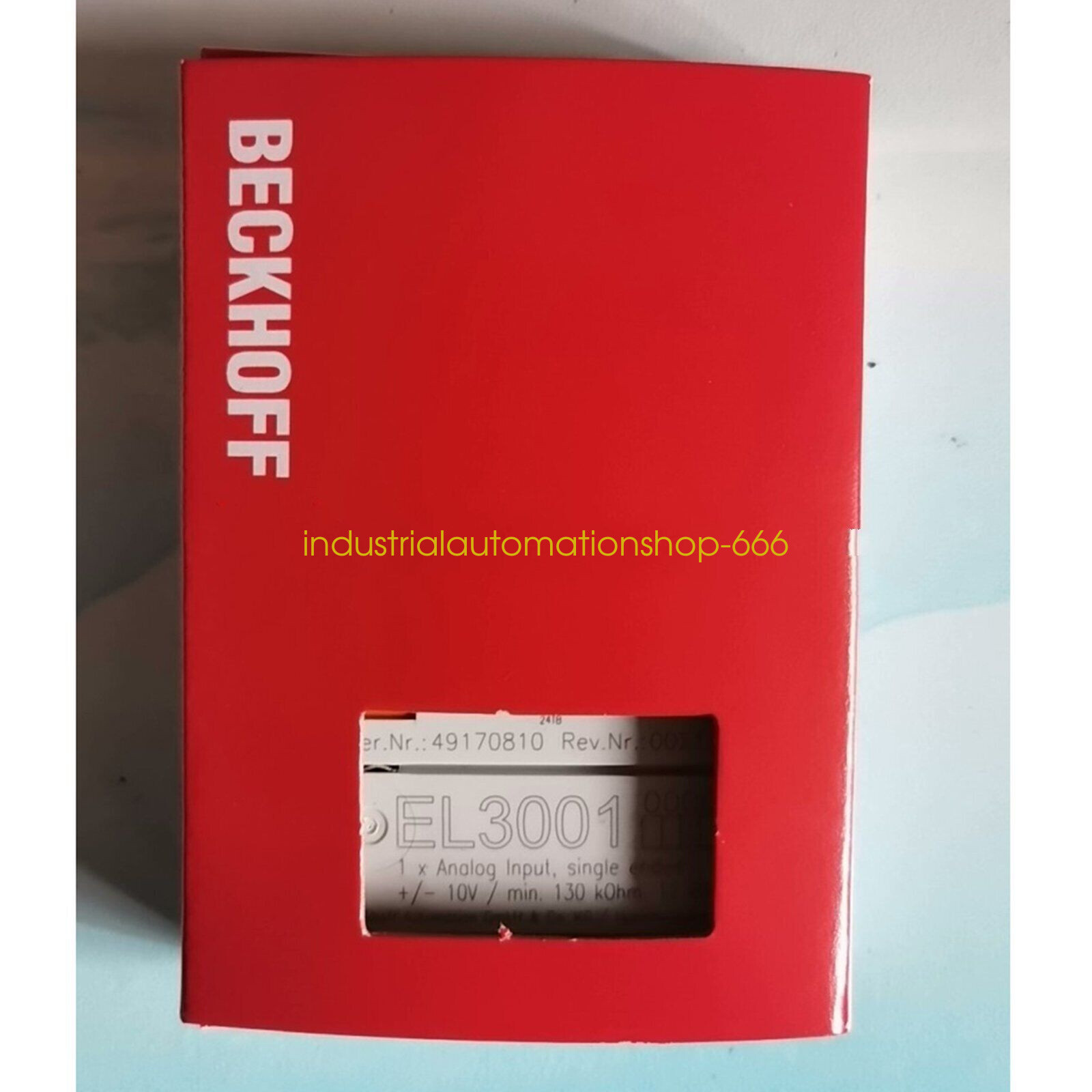 1PC EL3001 Beckhoff Brand new module Via DHL or FedEX