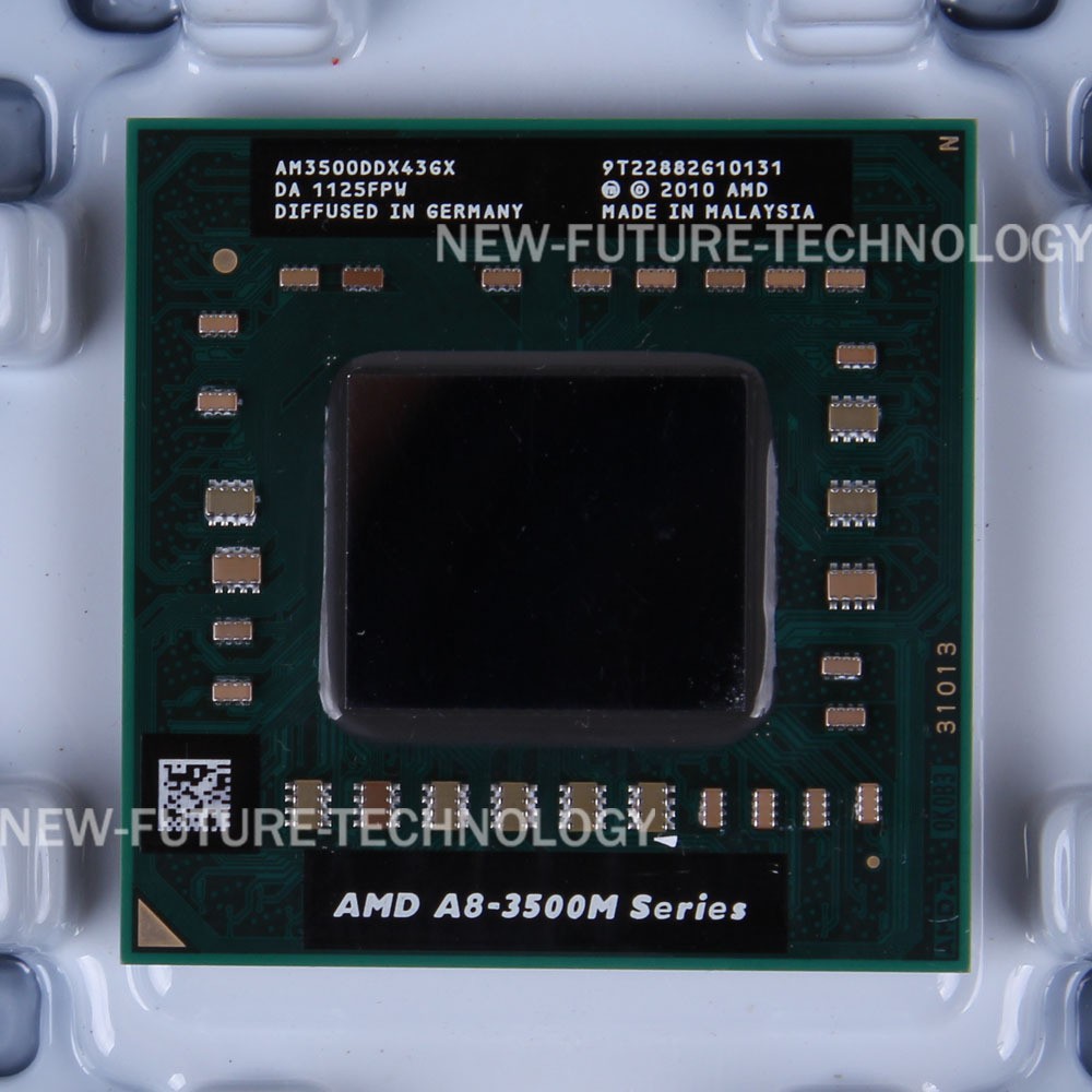 AMD A-Series A8-3500M (AM3500DDX43GX) CPU 1MB Processor 1.5 GHz Socket FS1