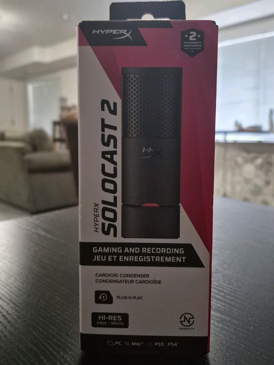 HyperX SoloCast 2 Gaming USB Condenser Microphone