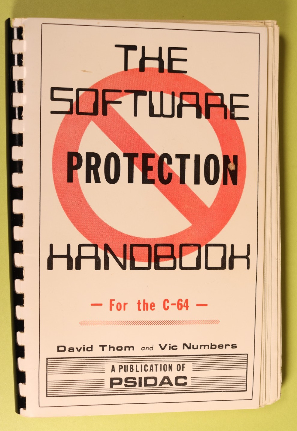 The Software Protection Handbook For The C-64 ​by Thom & Numbers 1984 PSIDAC