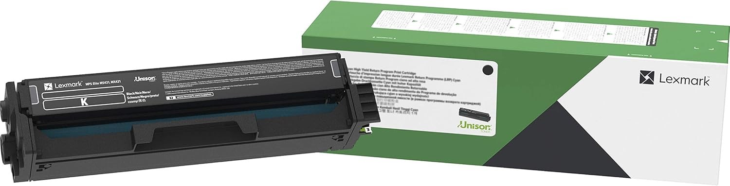 Lexmark C/MC3224, 3326, 3426 Black Return Program 1.5K Print 1 Pack, 