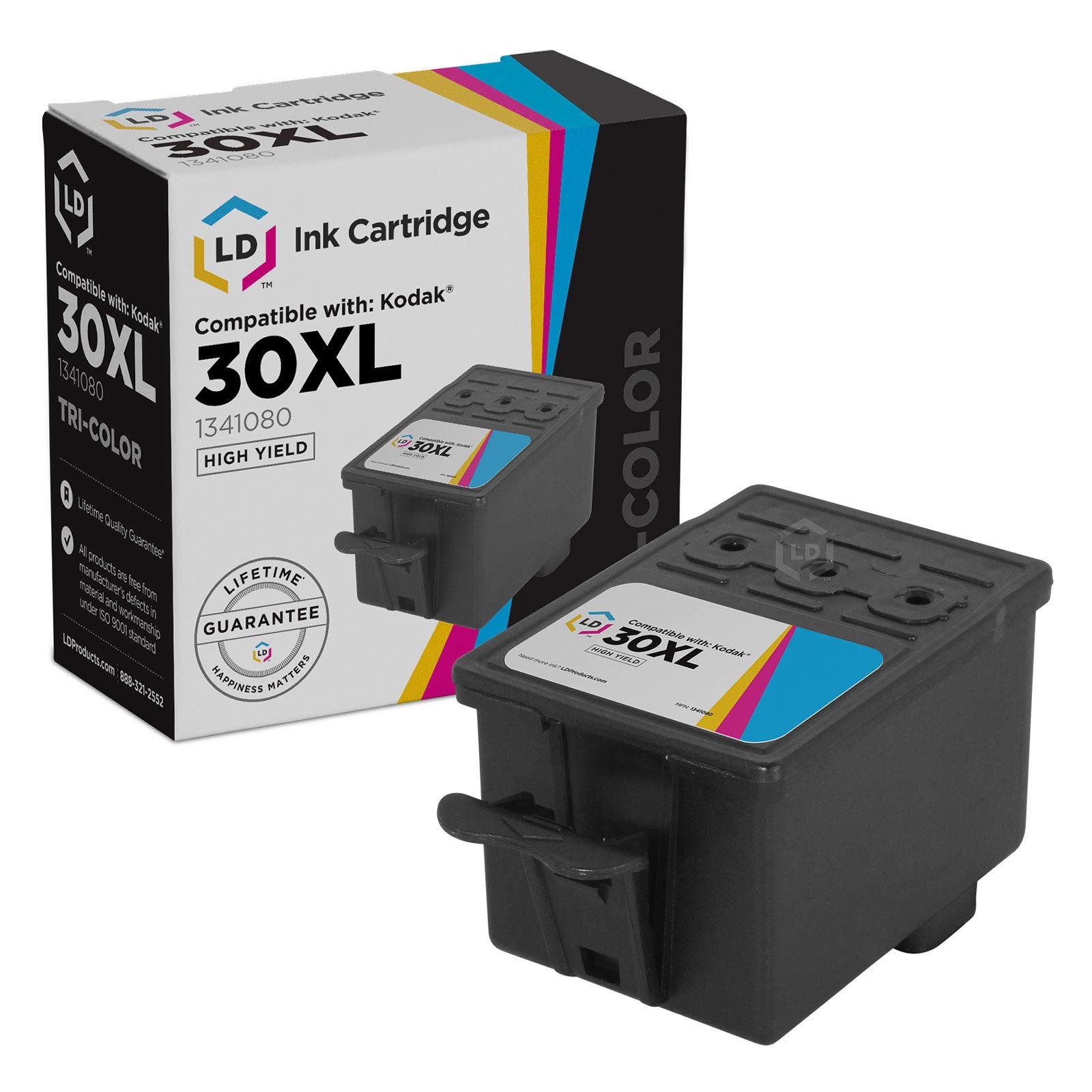 LD 1341080 30XL Color High Yield Inkjet Cartridge for Kodak #30XL C110 C310 C315