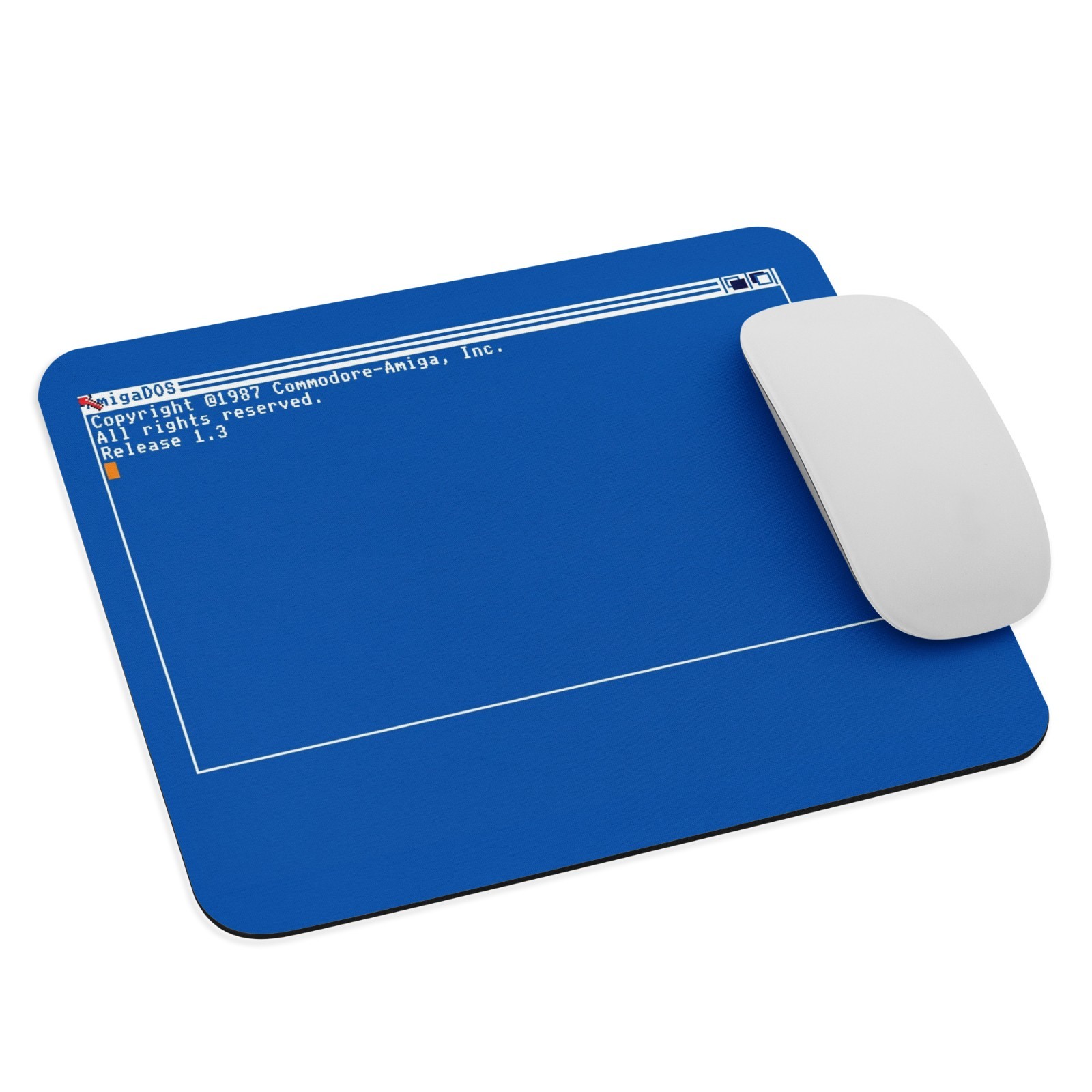 Amiga Workbench 2.0 Insert Disk Mouse Pad – Retro Floppy Nostalgia 9.5" x 7.75"