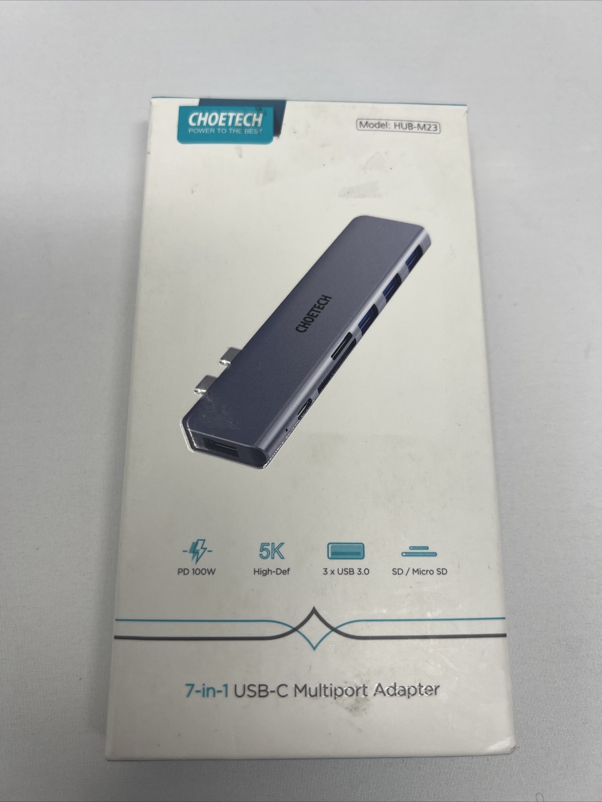 Choetech HUB-M23 7 in 1 USB-C Multiport Adapter  Micro 3 Hub for MacBook