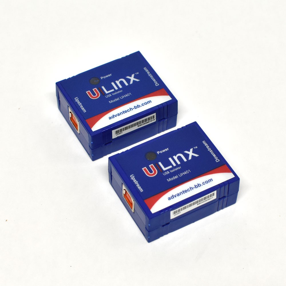 (Lot of 2) Advantech BB-UH401 USB Converters High Retention USB 4KV Isolator