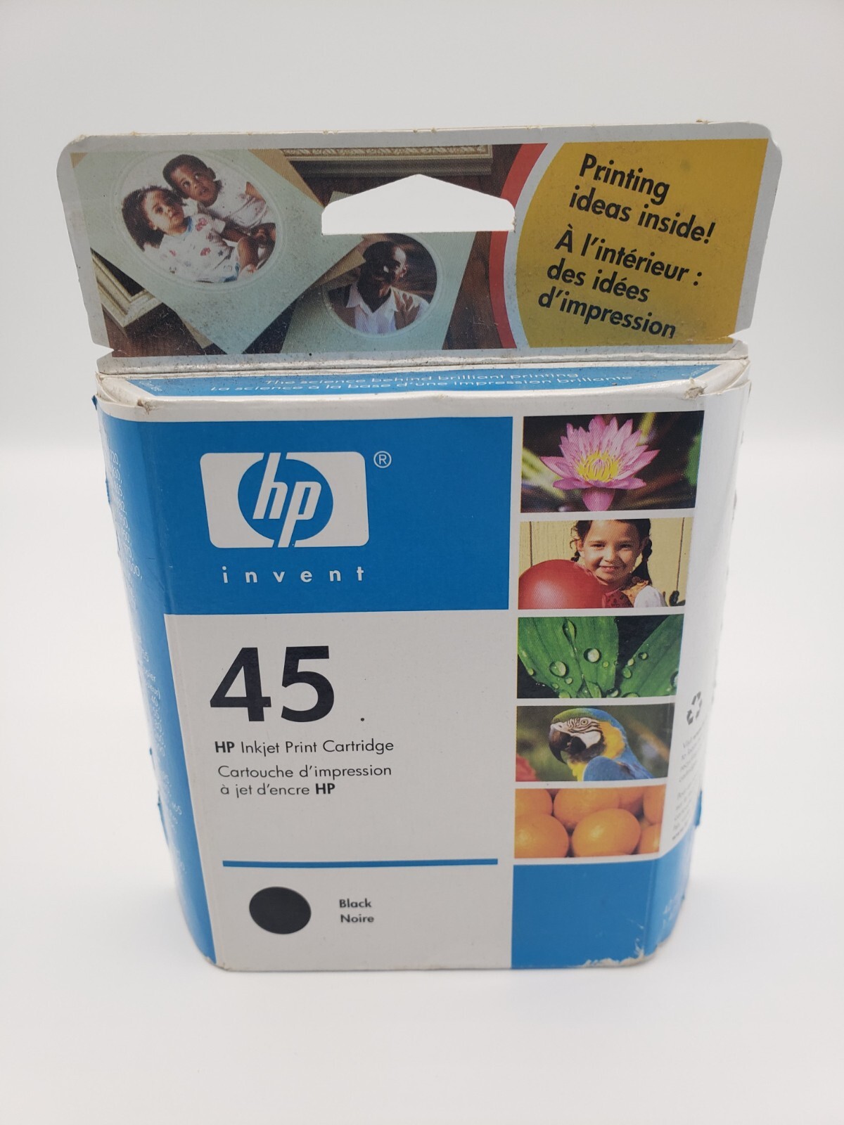 HP Invent 45 Inkjet Print Cartridge Black Noire Genuine Quality Office Home Work