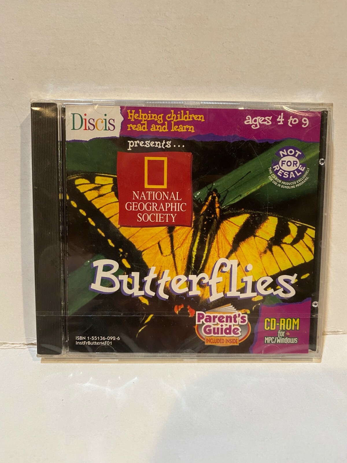 DISCIS/National Geographic Society BUTTERFLIES CD-ROM