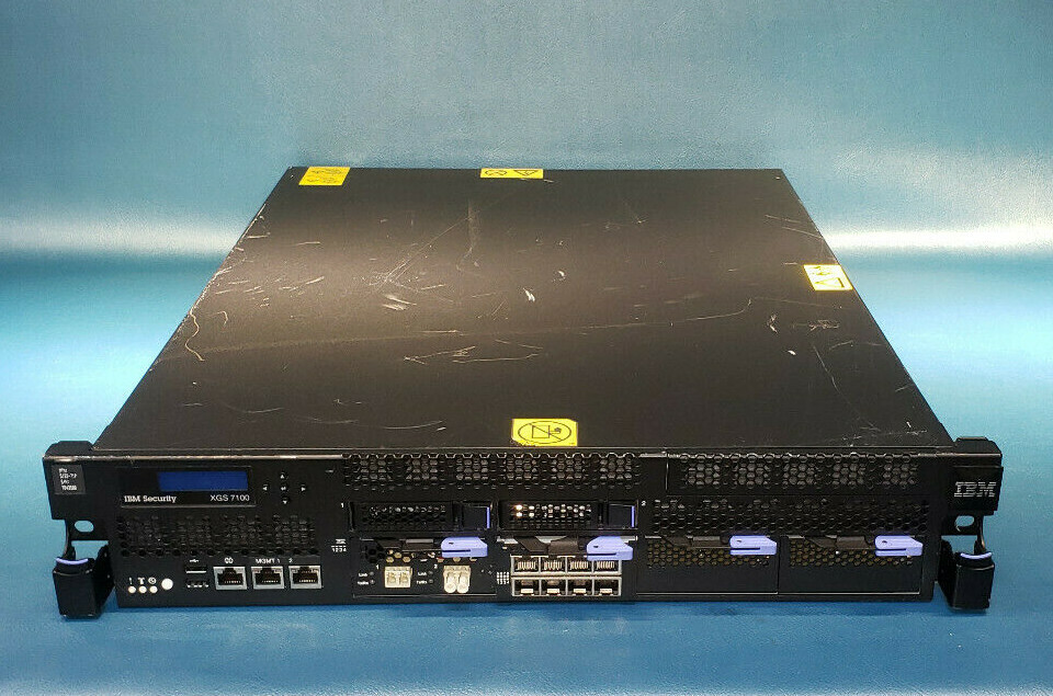IBM Network Security XGS 7100 5122-71P 2x E5-2658v2 128GB RAM 240GB SSD 512296N