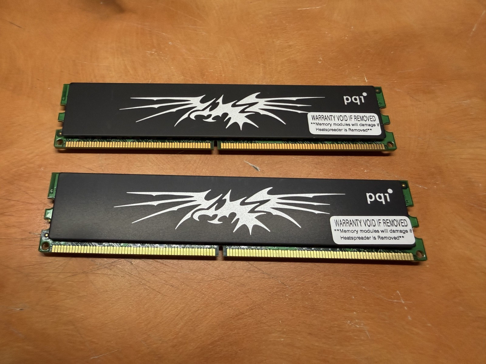 PQI  4GB (2x2GB) PC2-6400 Dual Channel Desktop Memory Ram