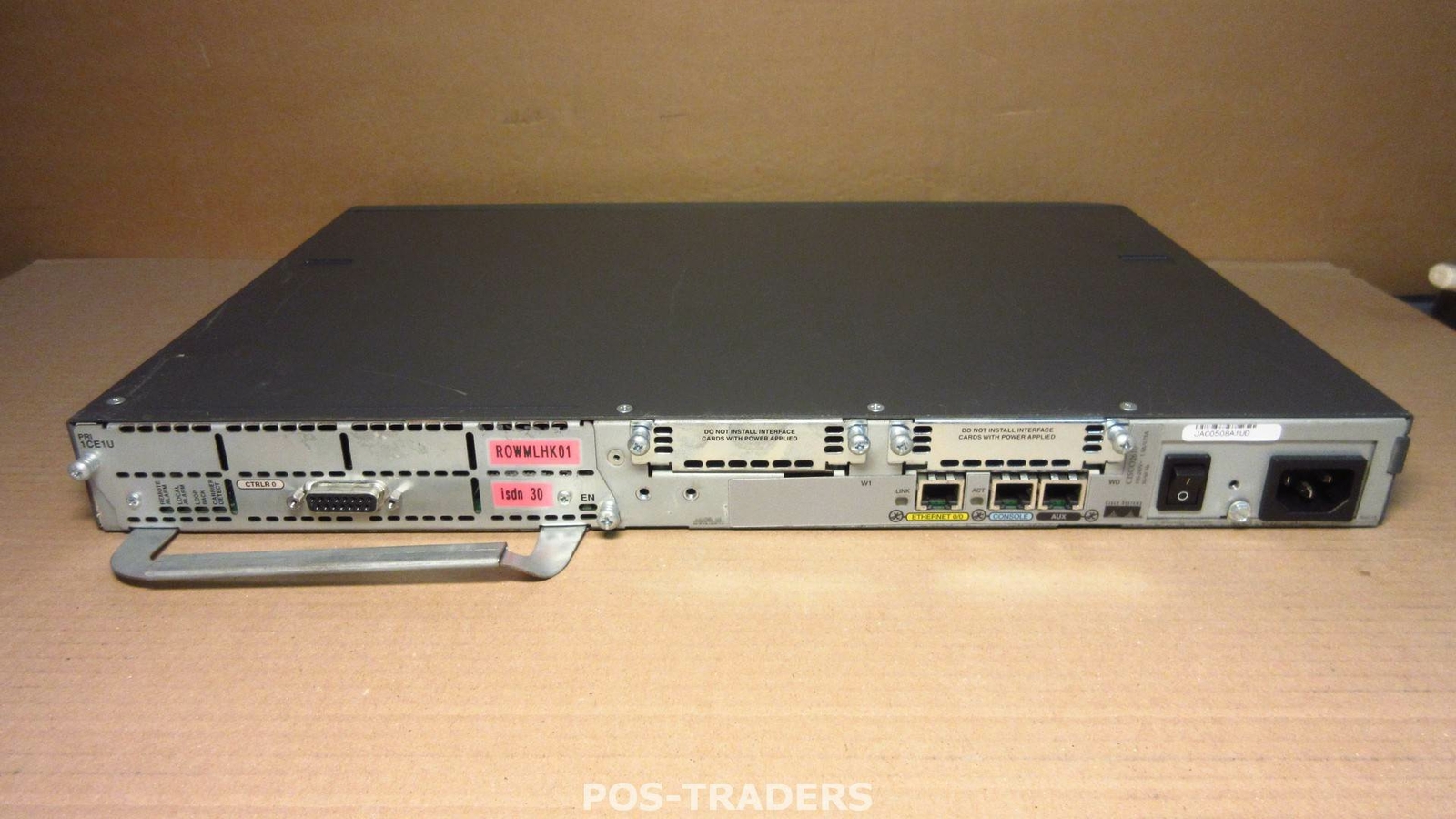 CISCO 2610 1-Port 10Base-T Ethernet Modular Wired Router INCLUDING 1X PRI 1CE1U
