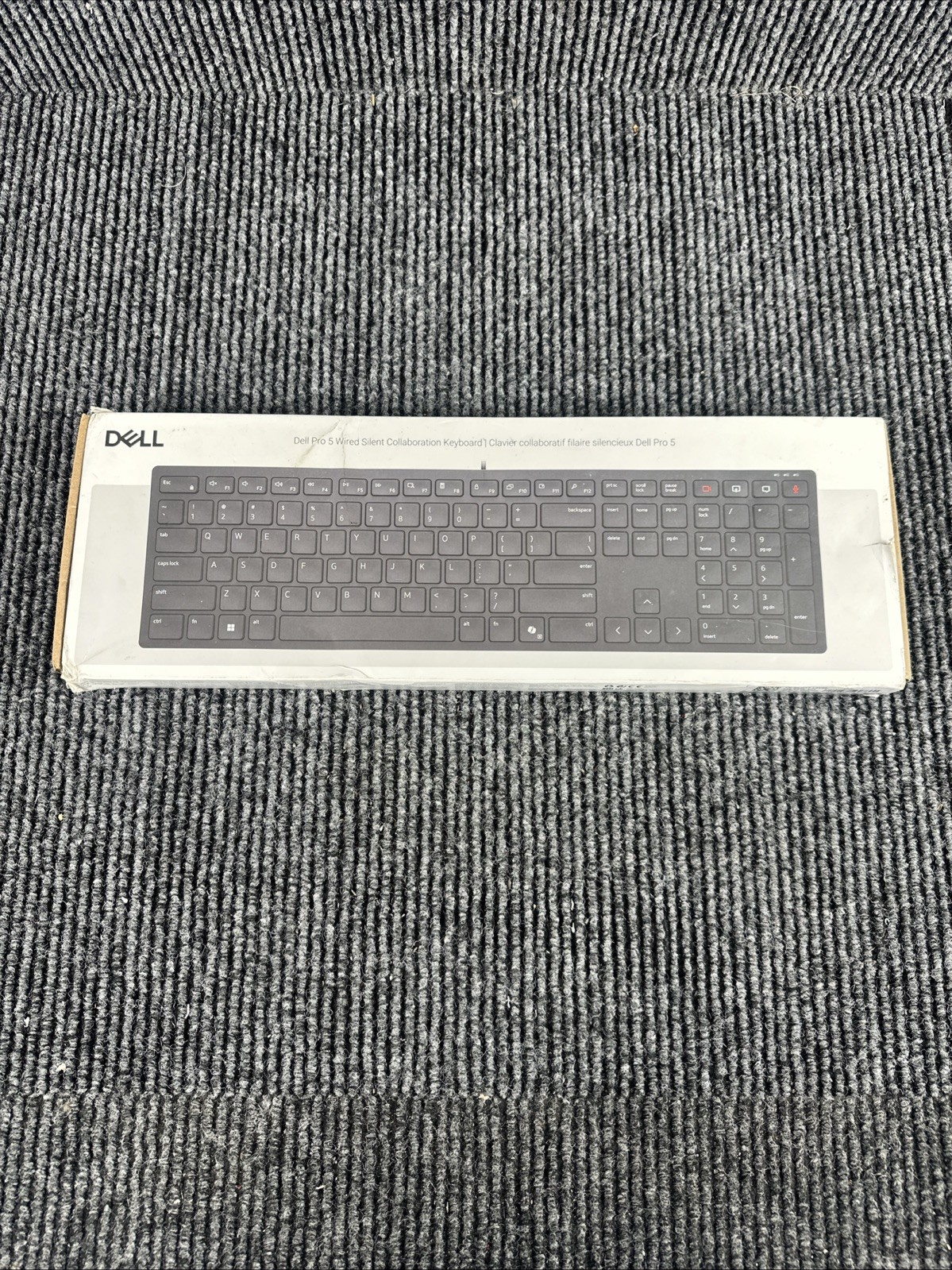 Dell Pro Wired Collaboration Keyboard KB525C Black USB-C USB-A Zoom Teams